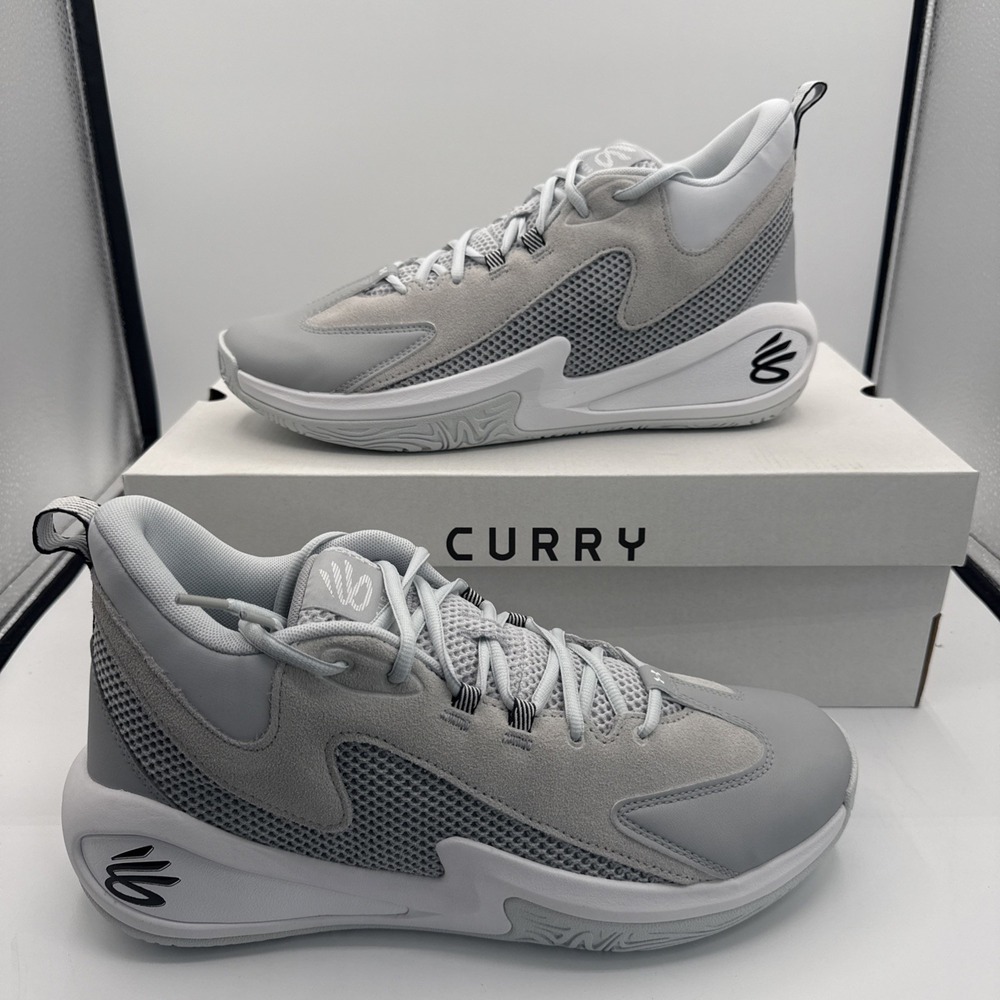 Under Armour Curry 3Z 25 SDE Shoes Men's 12 Gray/White Basketball Sneakers